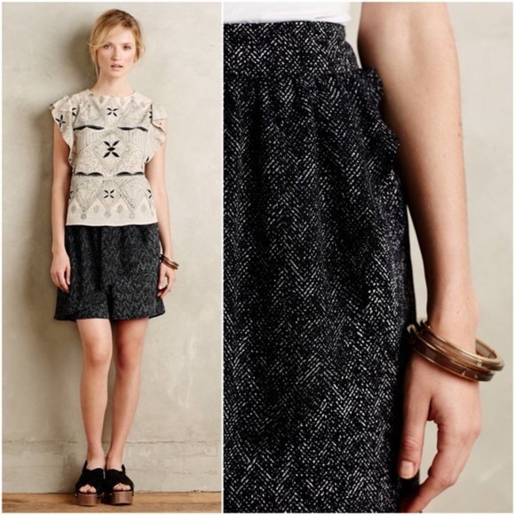 Anthropologie COREY LYNN CALTER Town Square Pattern Skirted Shorts NWOT Size 2 - Picture 2 of 7
